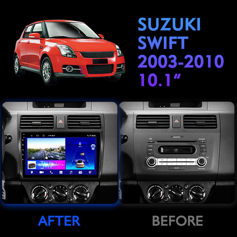 10.1 Inch IPS Touch Screen Car Dvd Player for SUZUKI SWIFT 2003 2010 Car Multimedia System Gps Navigation Auto Electronics Audio