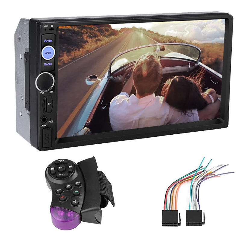 Wince 7" Touch Screen Rear View Mirror Link BT Hands-Free FHD 1080P Radio Audio Remote Control Auto Music Stereo Car Mp5 Player