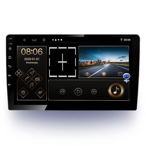Universal 1 Din IPS 1024*600 Touch Screen Android 2 +32g BT/GPS/WiFi /Mirror Link/AM/Carplay/DSP Gps Car Navigator
