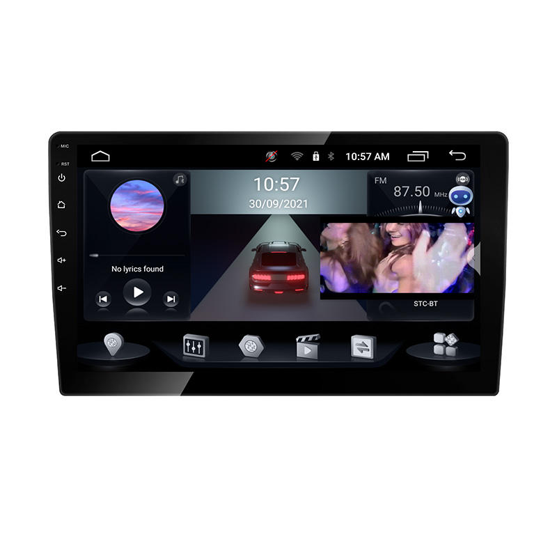 2.5D capacitive touch screen Car Android Navigation Multimedia Player CarAutoPlay HiFi DSP High resolution 1280*720