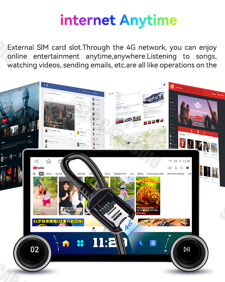 touch screen radios