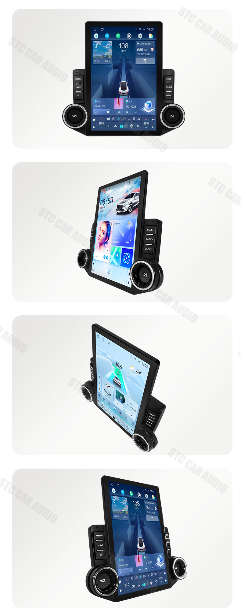 Waterfall Suspended Type Car Screen