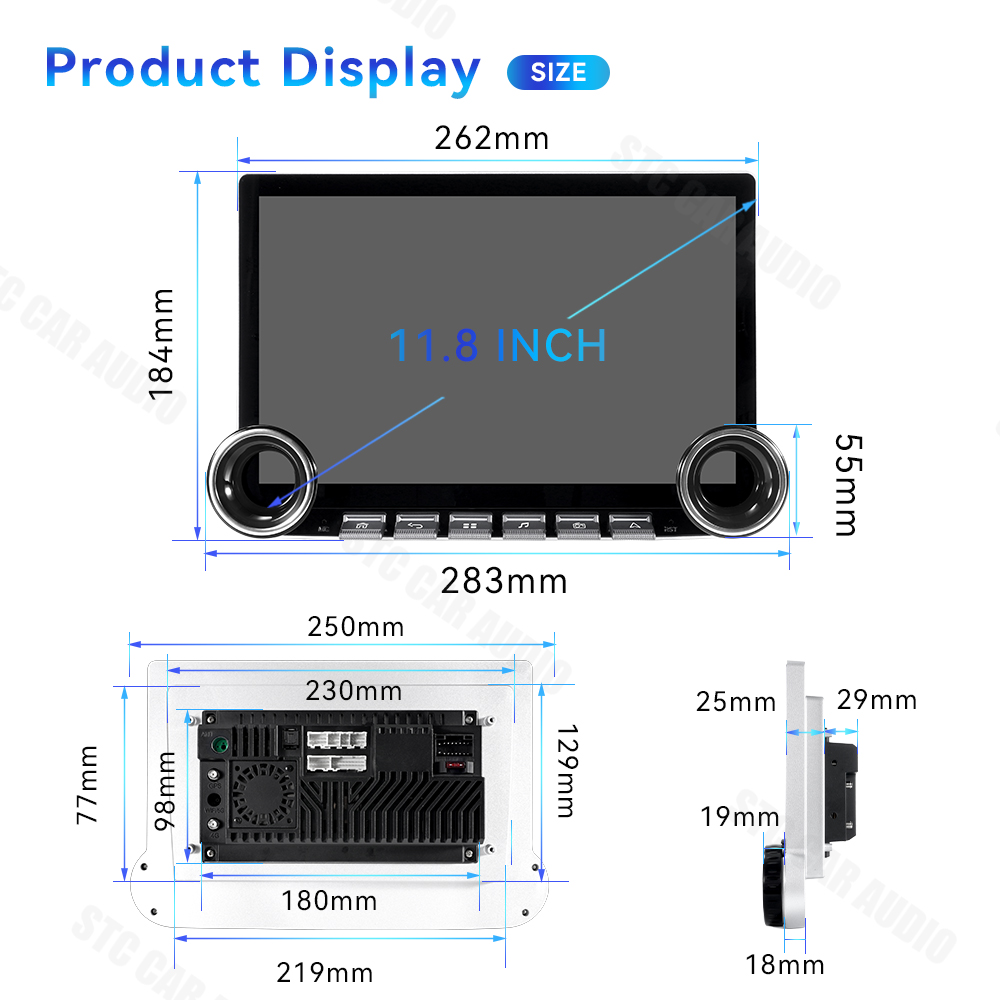 11.8 in Car Radio 