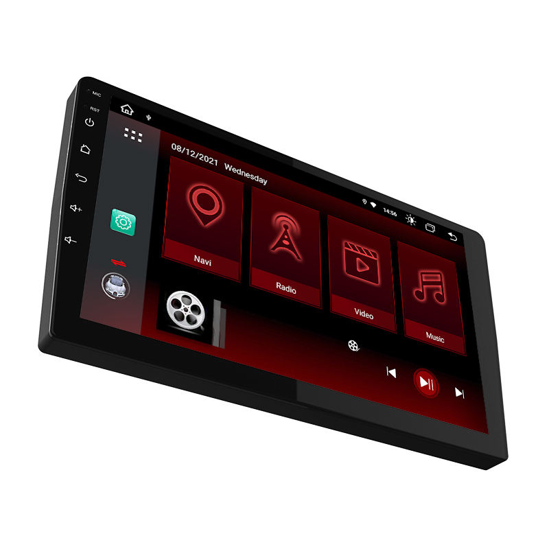 Universal Android 10 slim body 10 Inch 8+128G Dsp Carplay Ips Screen Gps Car Stereo Radio Multimedia Player