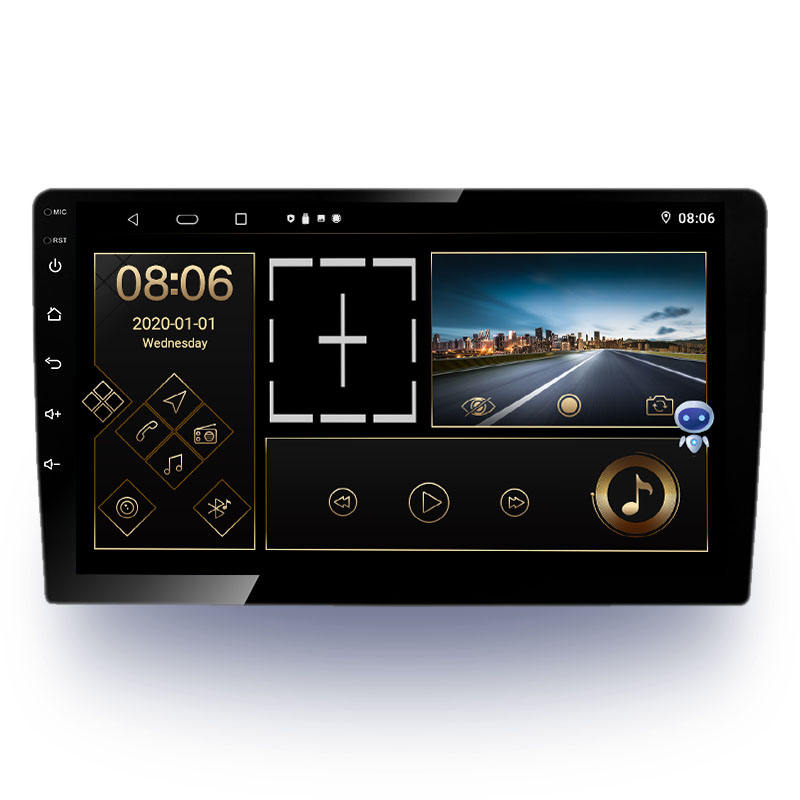 Android 10.0 Multimedia System 9 Inch DSP GPS Naxigation Car Audio for Hyundai I10 (Right) Car Dvd Player Double Din Car Radio