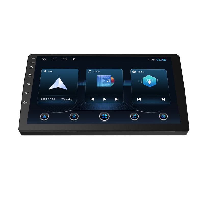 The 9-inch Split Screen Supports In-car Gps Navigation