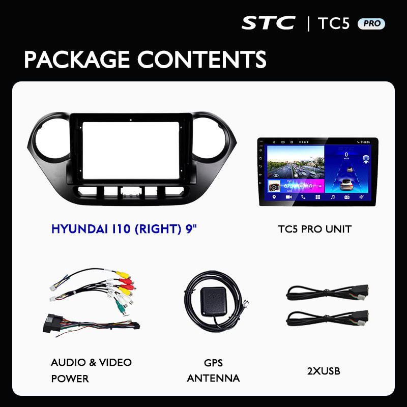 Wholesale Car Multimedia DVD Player For Hyundai I10 (Right) Smart Screen Android Touch TV