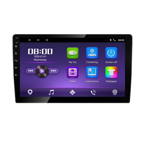 2 Din 10 Inch T3 DVD Universal Touch Screen Stereo 2GB 16G 32G 4 Core GPS System HD IPS Car Radio Android 7 Inch