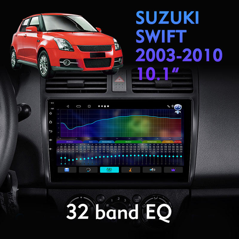 10.1 Inch IPS Touch Screen Car Dvd Player for SUZUKI SWIFT 2003 2010 Car Multimedia System Gps Navigation Auto Electronics Audio