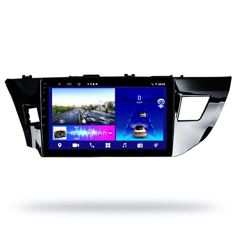 2 Din Android Car Radio Display Touch Screen Multimedia Player For Corolla 2012 2016 10.1