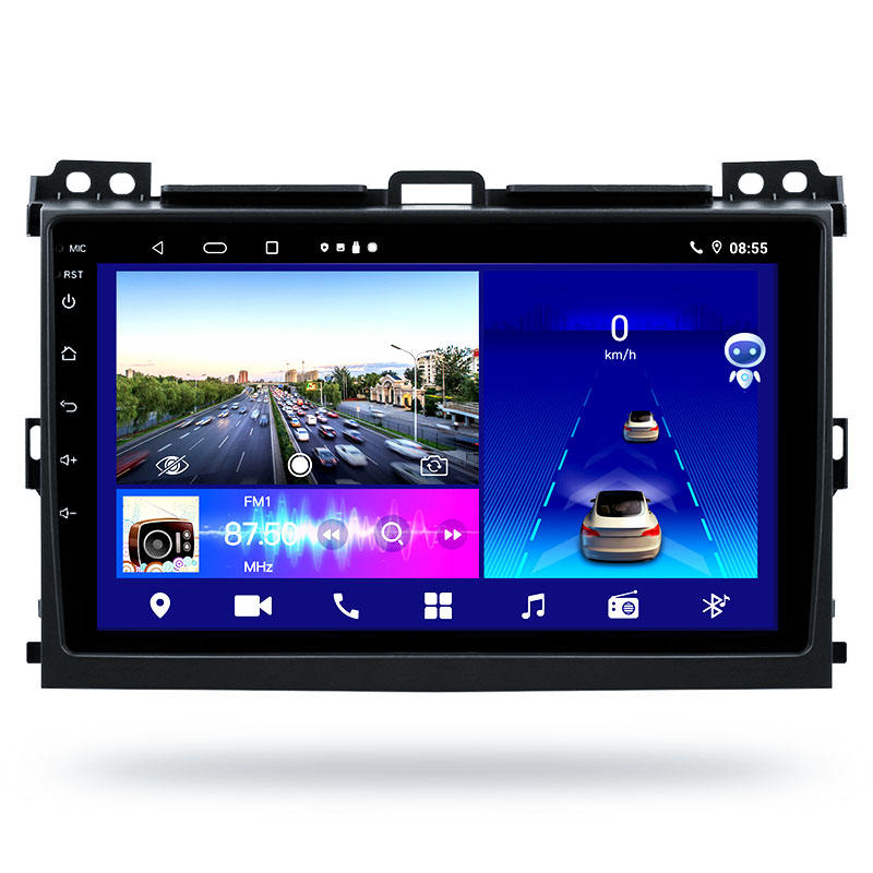9 Inch Multimedia System Car Android 10.0 Dvd Player Touch Screen for TOYOTA LAND CRUISER 2002 2009 DSP GPS Naxigation Car Audio