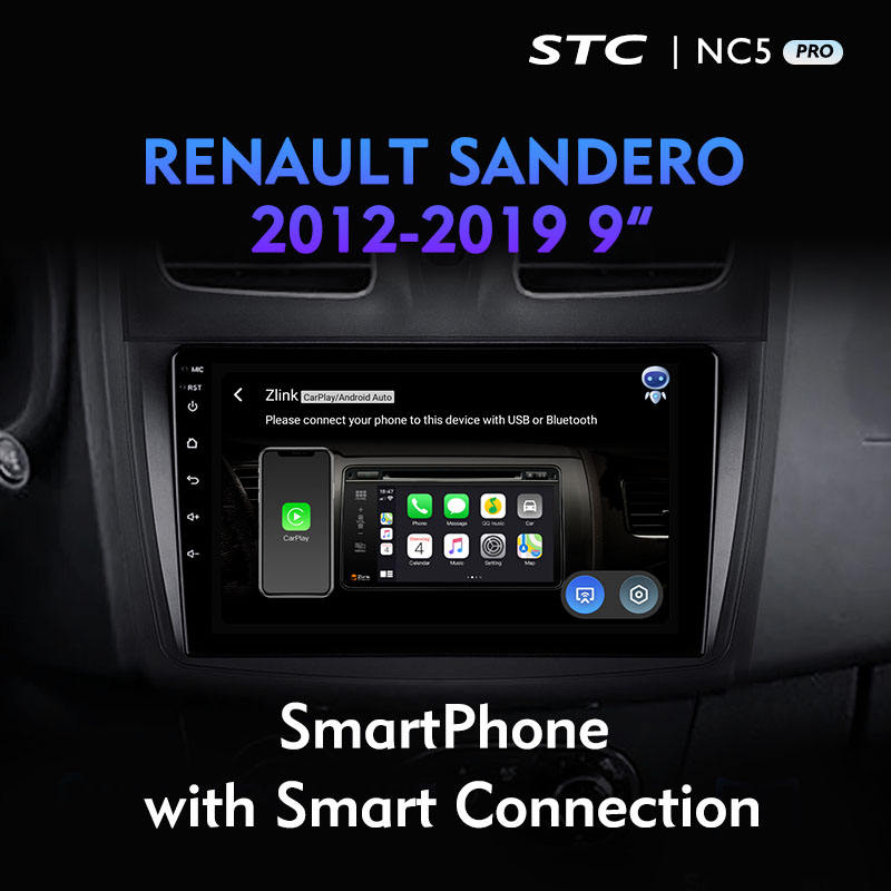 Hotsale Full Touch Screen Smart Car Radio For Android And IOS DVD Player For RENAULT SANDERO 2012 2019