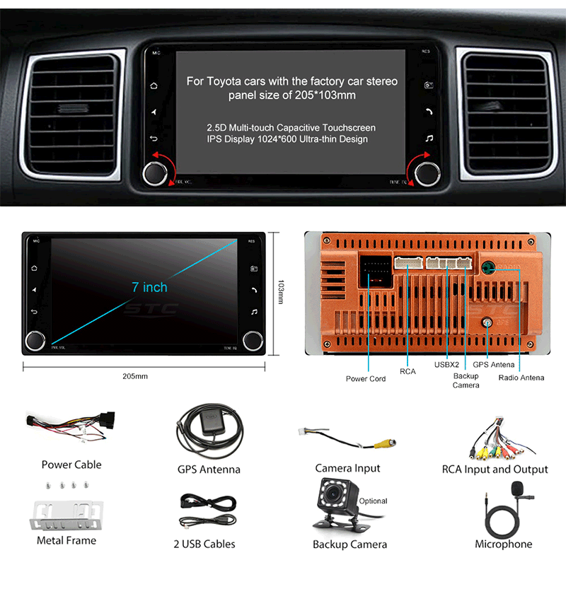 car touch screen radio