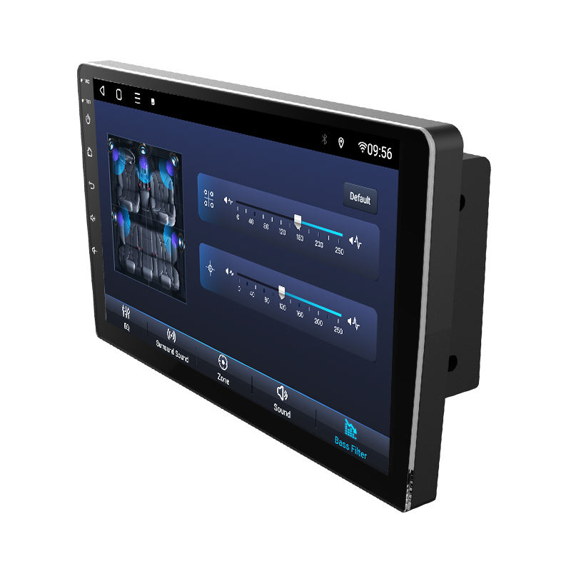 Factory Price slim body Android Auto 10 Car Gps Navigation With Front and Rear Dual DVR