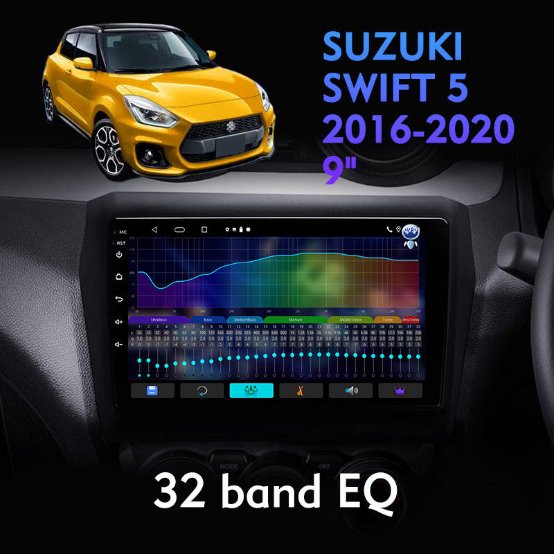 9 Inch Car Dvd Player Multimedia System for SUZUKI SWIFT 5 2016 2020 Gps Navigation Auto Electronics Double Din Car Audio