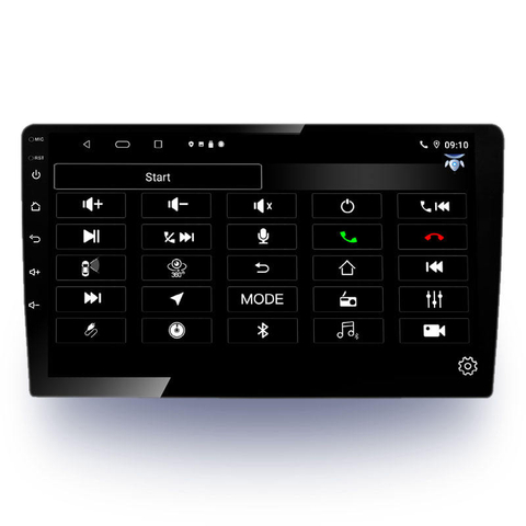 Best sell 9inch 2.5D touch Android 10 good display high resolution Navigation IPS adjustable screen for CIVIC2011