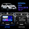 Car Dvd Player 10.1 Inch Gps Navigation Touch Screen for HONDA CRV 2016 2018 Android 10.0 Multimedia System Dsp Car Audio