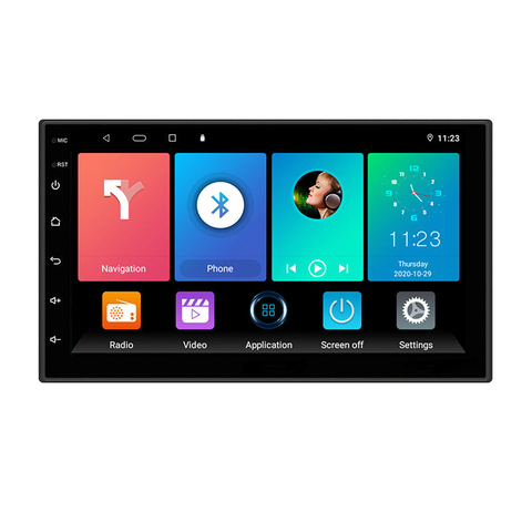 Android 10.0 octa core car radio audio multimedia player 2 din for universal car dvd player