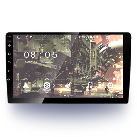 Universal 9 10 Inch Android 9.1 2 Din Universal Car Audio with Dsp Car Multimedia Video Stereo