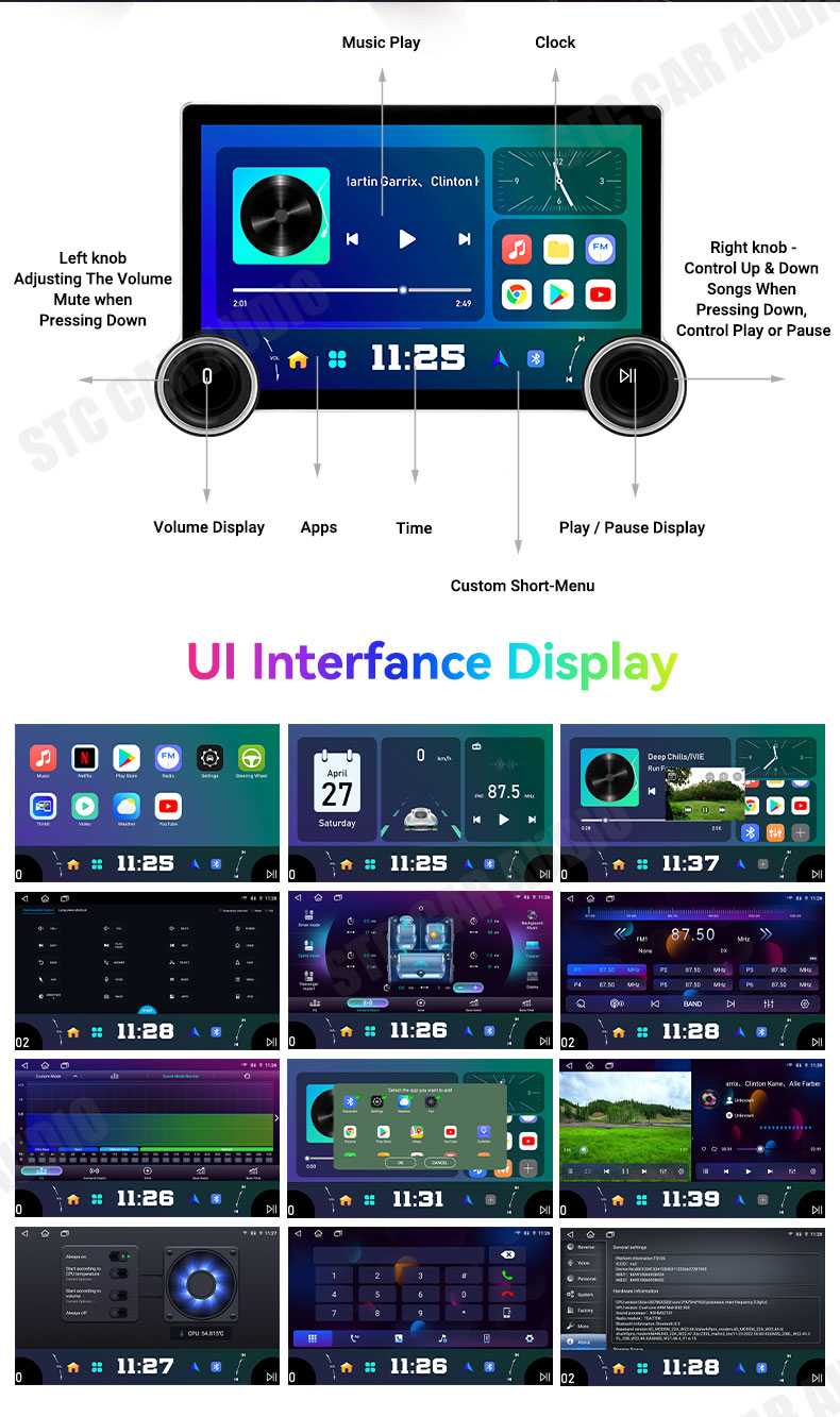 11.8" Android Navigation Car Stereo