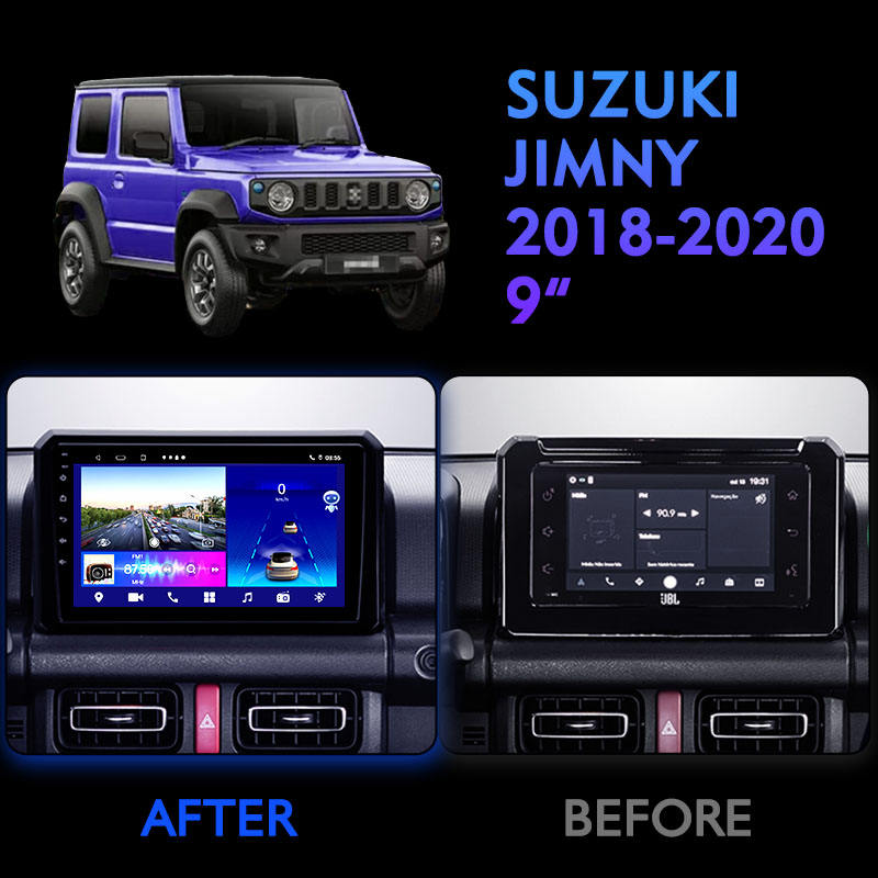 Multimedia System 9 Inch IPS Touch Screen for Suzuki Jimny 2018 2020 Android 10.0 Car Dvd Player Double Din Auto Electronics