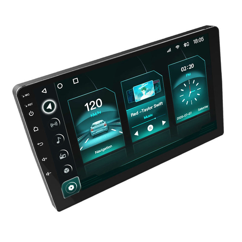 Universal car audio 2 Din10 Inch Touch Screen Stereo Auto Radio Multimedia Player, Rearview Mirror Link/FM/TF/GPS