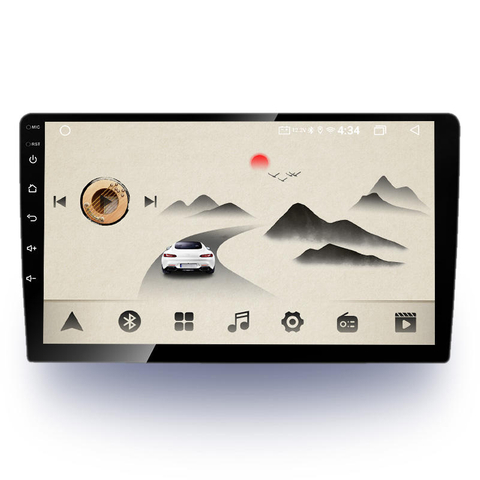 OEM 9 Inch 2 Video Audio Multimedia Car Radio 2+32G Android 10.0 Captiva Android Car Stereo