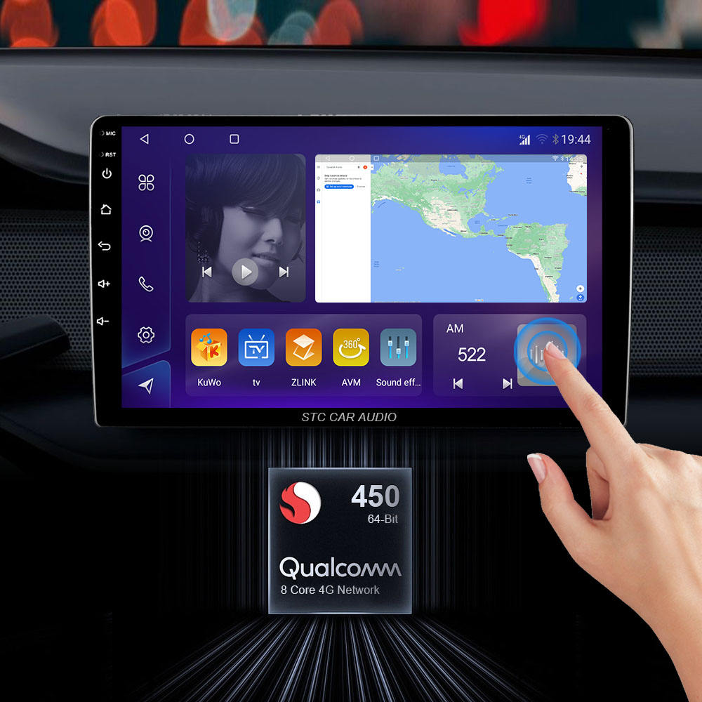 Qled 2.5d Screen Android 8 Universal Car Radio Car Radio 4+64g Stereo 2din Gps Navigation Multimedia Car Dvd Player
