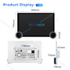 13.3 inch Full fit large screen