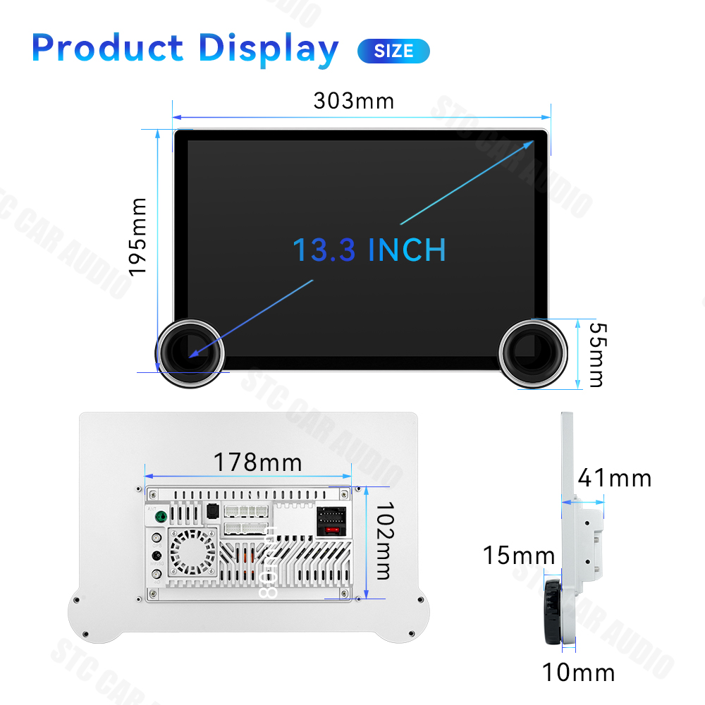 13.3 inch Full fit large screen