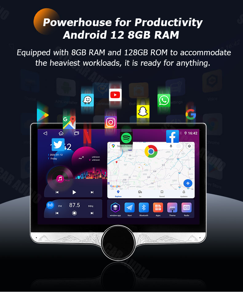 11.8 inch android car radio