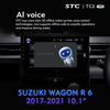 Hd 10.1 Inch Double Din Gps Android 10 Support GPS WIFI for SUZUKI WAGON R 6 2017 To 2021 Car Touch Screen Video Car Dvd Player