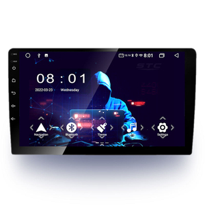 STC Android 11 2+32GB Double Din Radio Android Auto 9'' 2.5D Touch Screen GPS Navigation for Sportage 2007 2010