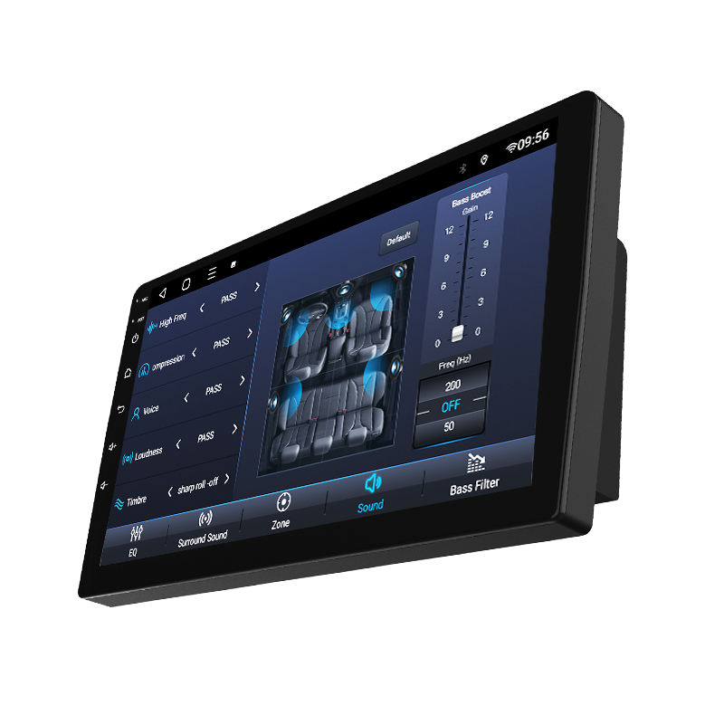 STC dashboard android 10 car audio video player android auto option with DSP+carplay+auto