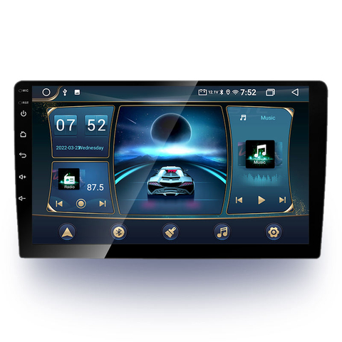 Car Stereo Factory Wholesale Drop Shipping Android 10.0 Car Audio Quad Core 1GB 16GB 7 Inch 2 Din Android Car Radio