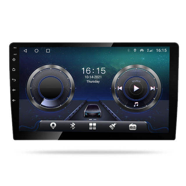 Car Android 10 9.0 Auto radio 9 10 Inch 2GB 4GB Ram 64GB Screen Radio DSP Car Multimedia slim body IPS Coche DVD