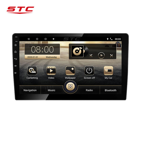 Android navigation 9 inch single ingot universal machine central control large screen front and rear shake head car navi