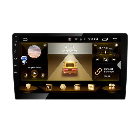 Android 10 1 Din OEM car DVD player video screen automatic GPS radio TV and BT car audio