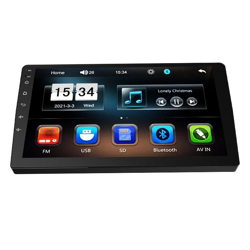 Slim body car radio android 10 Inch Touch Screen Universal car Stereo Player with Gps