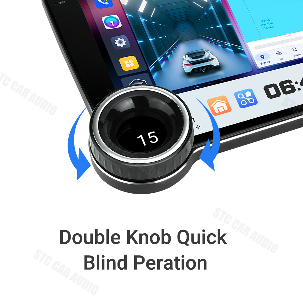 10.1 in Dual Knobs