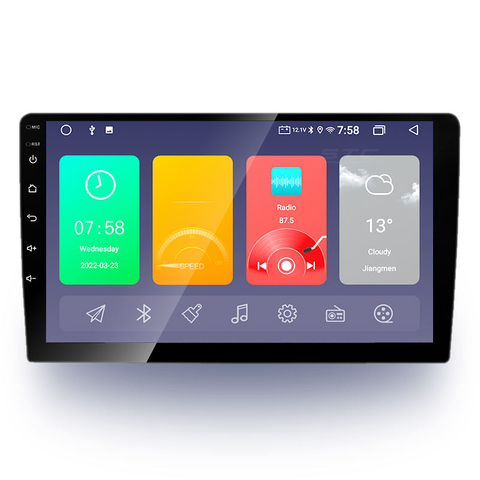 STC Autoradio 1 Din Radio Car 7" HD Retractable Touch Screen MP5 BT SD FM USB Car Audio Stereo Automotive Dsp Amplifiers