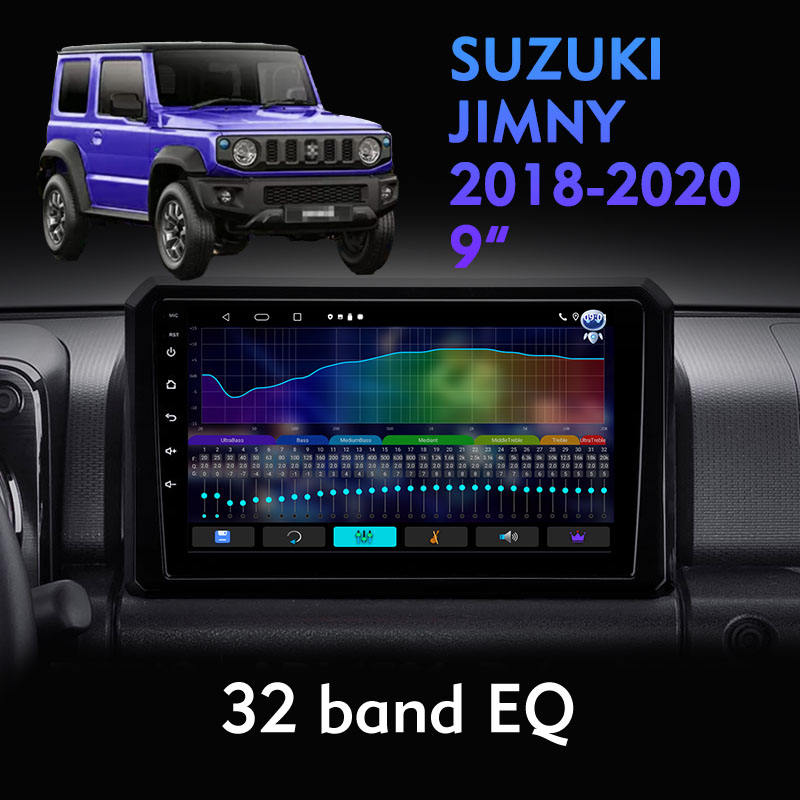 Multimedia System 9 Inch IPS Touch Screen for Suzuki Jimny 2018 2020 Android 10.0 Car Dvd Player Double Din Auto Electronics