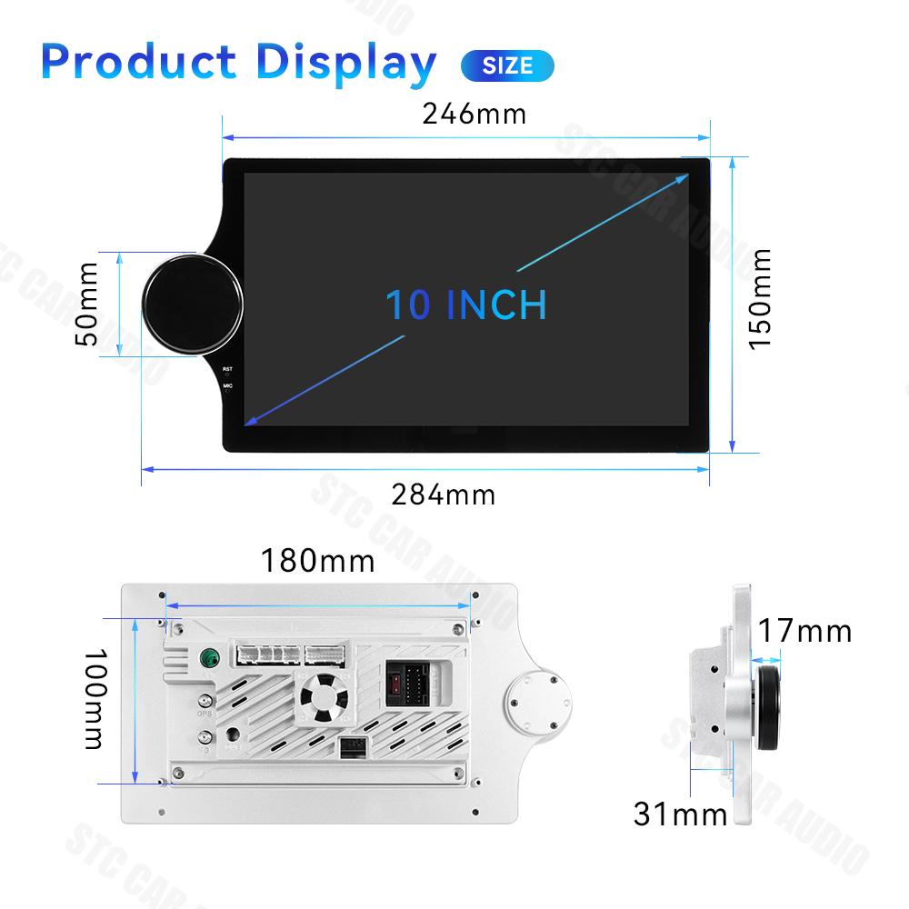 Single Knob car screen