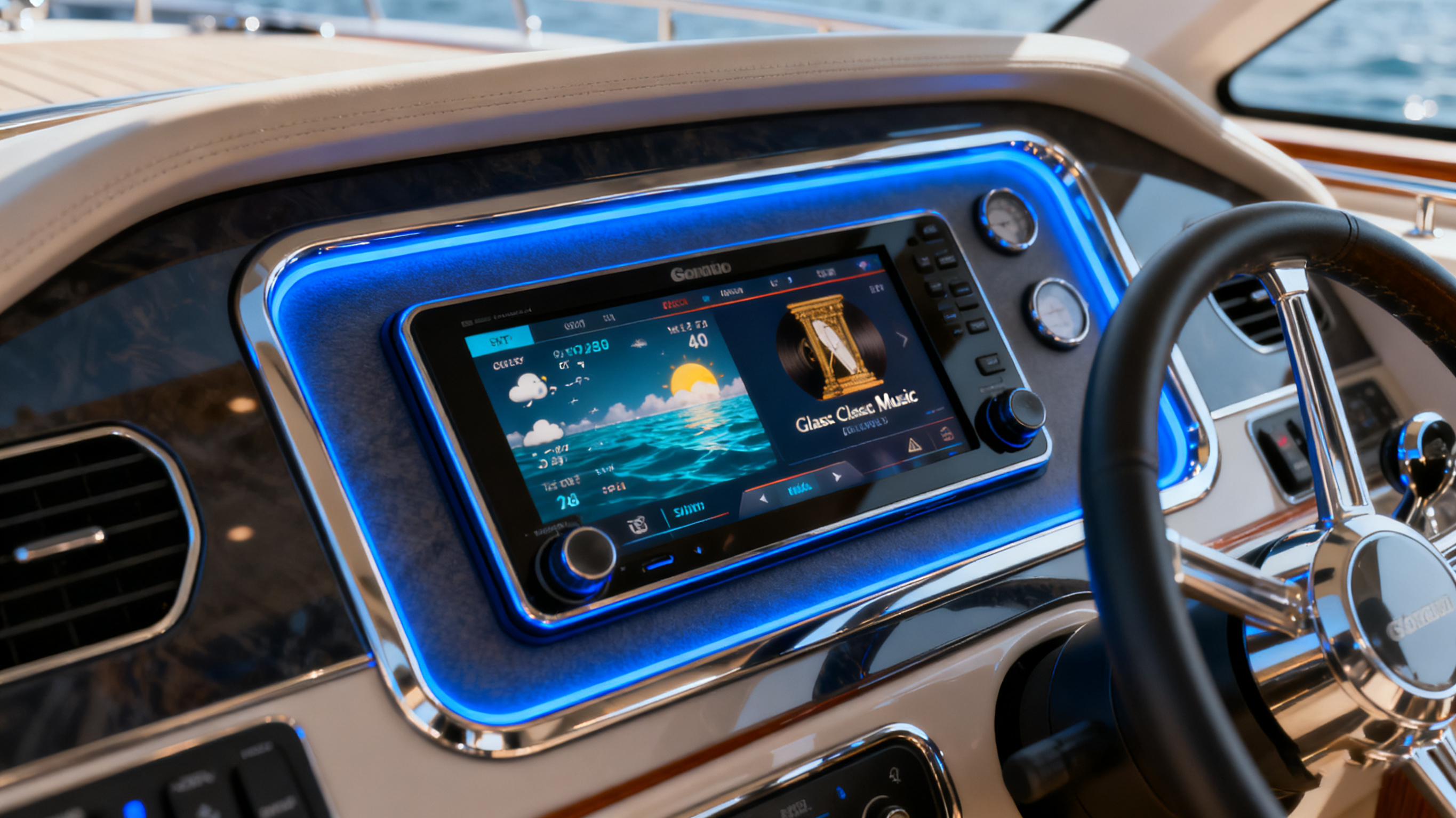 radio with touch screen