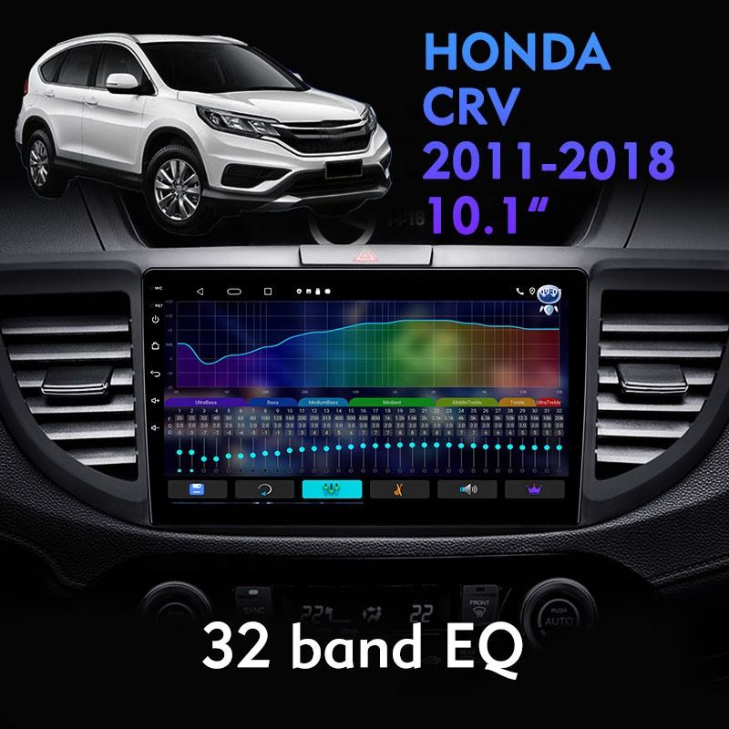 Android 10 System 10.1 Inch 2+32GB DSP Carplay AM for HONDA CRV 2011 To 2018 Car Android Radio Player with GPS WIFI Function