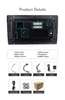 7 Inch Touch Screen Car Portable Wireless Apple CarPlay & Android Auto BT Navigation Car Audio 10 Channel Dsp
