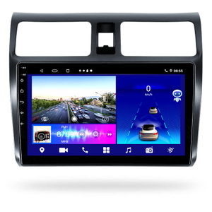 Double Din GPS Navigation Android 10.0 2+32GB Wifi Android ForSUZUKI SWIFT 2003 To 2010 Car Radio Support Subwoofer Car Video