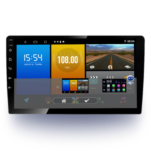 High Quality 9 inch Android 10.0 Car Radio Audio Video Stereo DVD Player DSP for FIT JAZZ 2001 2009 GPS Navigation system