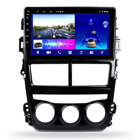 Car Radio for VIOS YARIS 2017 Android 10.0 Touch Screen Used Car Manual Radio Support Navigation Dsp Carplay with GPS Car Audio