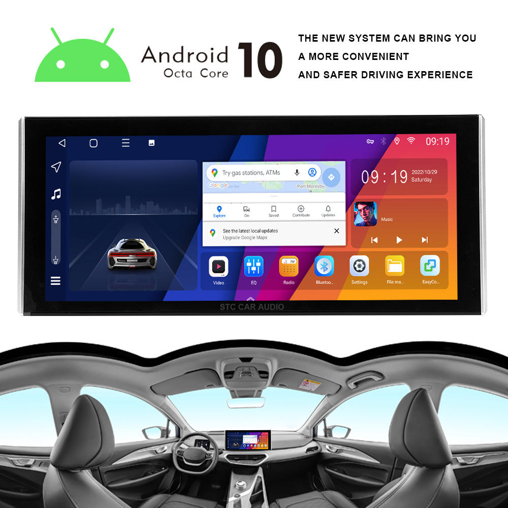 12.3 Inch 1din/2din Android Car Stereo Radio Car GPS And Car Android Player with Rearview Mirror Link Multimedia Player